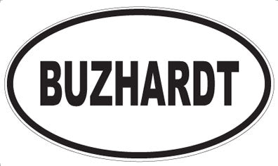 BUZHARDT - Oval Magnet