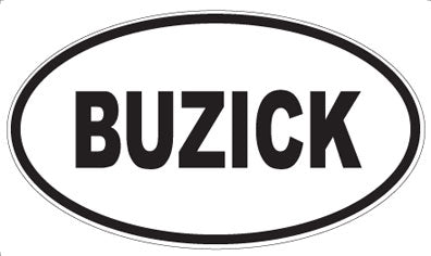 BUZICK - Oval Magnet