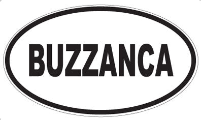 BUZZANCA - Oval Magnet