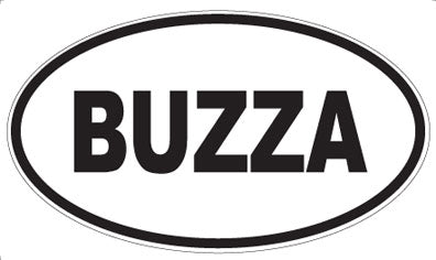 BUZZA - Oval Magnet