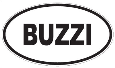BUZZI - Oval Magnet