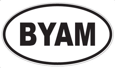 BYAM - Oval Magnet