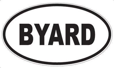 BYARD - Oval Magnet