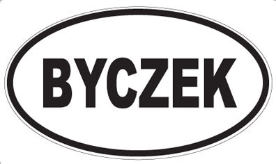 BYCZEK - Oval Magnet
