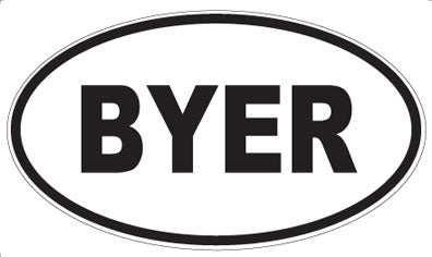 BYER - Oval Magnet