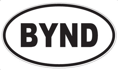 BYND - Oval Sticker