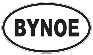 BYNOE - Oval Sticker
