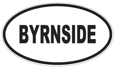 BYRNSIDE - Oval Sticker