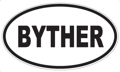 BYTHER - Oval Magnet