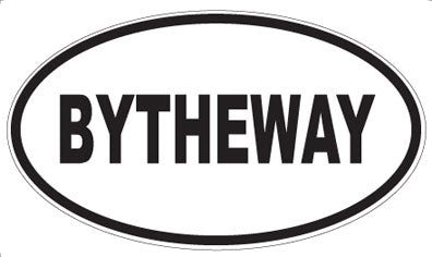 BYTHEWAY - Oval Magnet