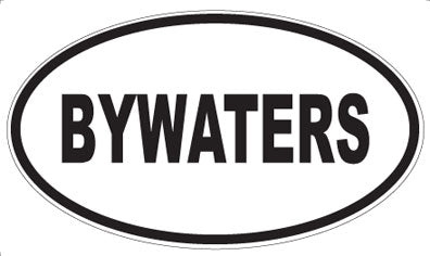 BYWATERS - Oval Magnet