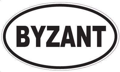 BYZANT - Oval Sticker