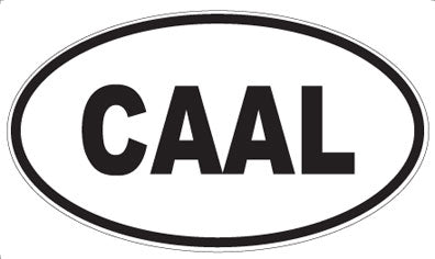 CAAL - Oval Sticker