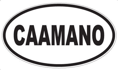 CAAMANO - Oval Magnet