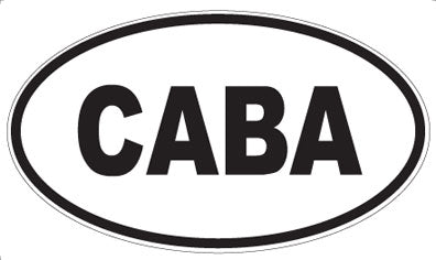 CABA - Oval Sticker