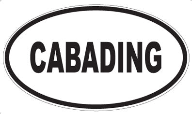 CABADING - Oval Sticker