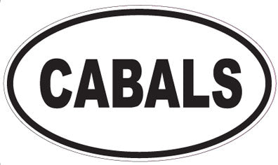 CABALS - Oval Sticker