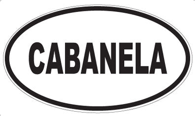 CABANELA - Oval Magnet