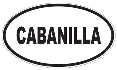 CABANILLA - Oval Magnet