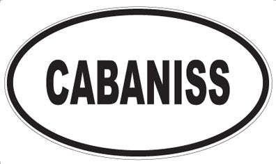CABANISS - Oval Magnet