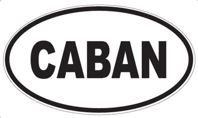 CABAN - Oval Magnet
