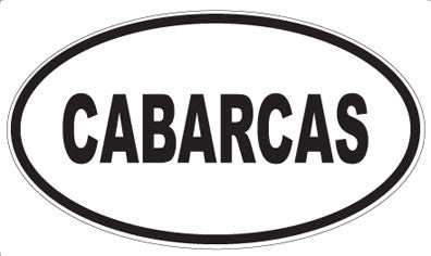 CABARCAS - Oval Sticker