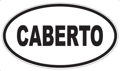 CABERTO - Oval Magnet