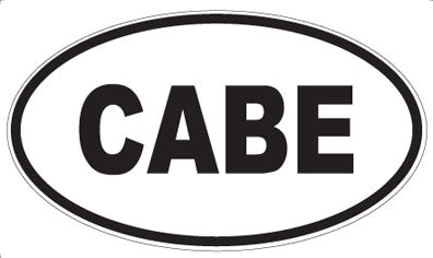 CABE - Oval Magnet