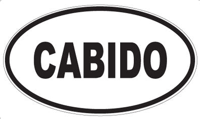 CABIDO - Oval Magnet
