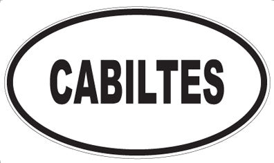 CABILTES - Oval Sticker