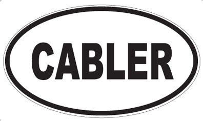 CABLER - Oval Magnet