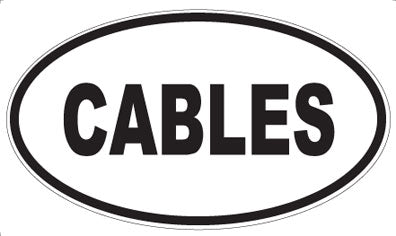 CABLES - Oval Magnet