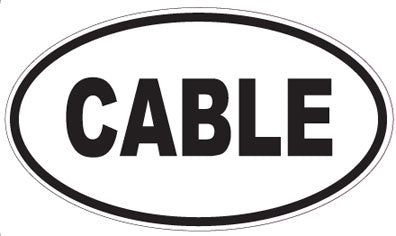CABLE - Oval Magnet