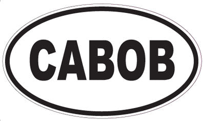 CABOB - Oval Magnet