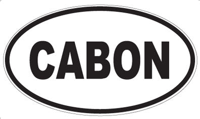 CABON - Oval Magnet