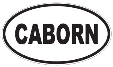 CABORN - Oval Magnet