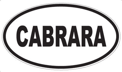 CABRARA - Oval Magnet