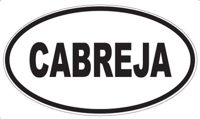 CABREJA - Oval Magnet