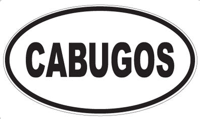 CABUGOS - Oval Magnet
