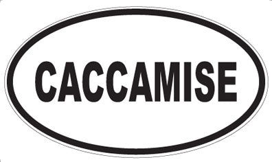 CACCAMISE - Oval Magnet