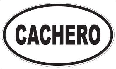 CACHERO - Oval Magnet