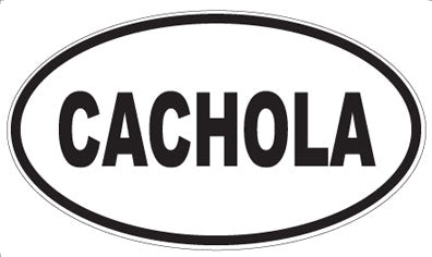 CACHOLA - Oval Sticker