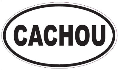 CACHOU - Oval Sticker
