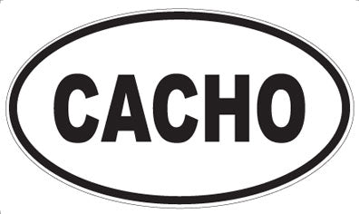 CACHO - Oval Magnet