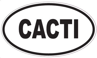 CACTI - Oval Magnet