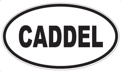 CADDEL - Oval Sticker
