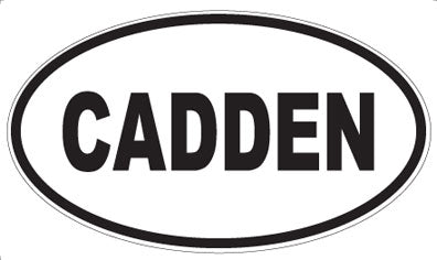 CADDEN - Oval Magnet