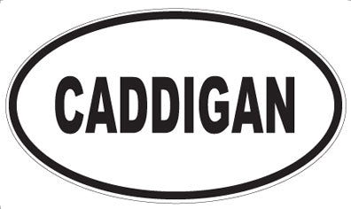 CADDIGAN - Oval Magnet
