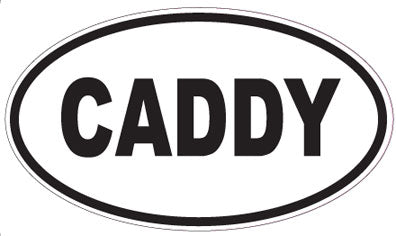 CADDY - Oval Sticker