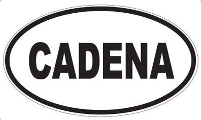 CADENA - Oval Magnet